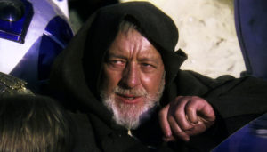 Sir Alec Guinness as Obi-wan Kenobi