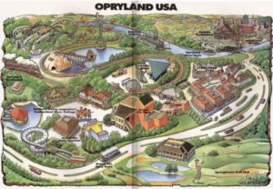 Map of Opryland
