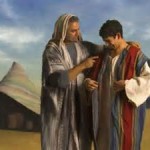 Jacob gives coat to Joseph